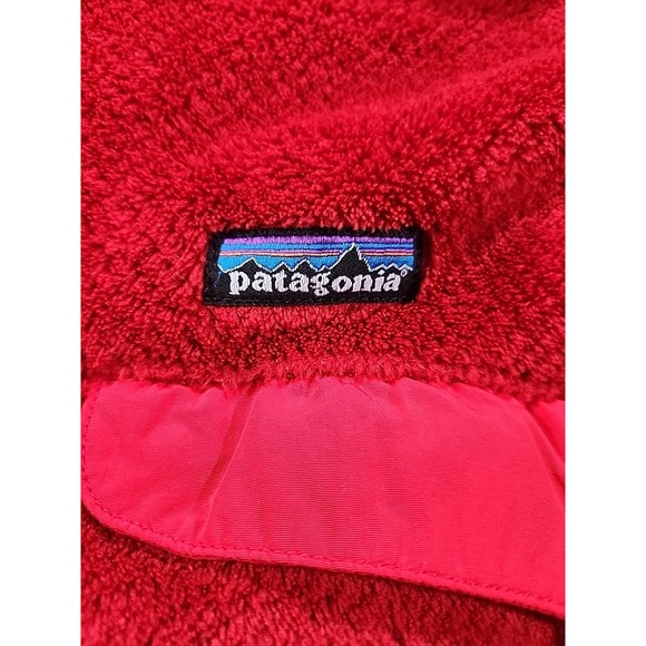 Patagonia Re-Tool Snap-T Fleece Pullover Women's‎ Sz S Red Pocket Kangaroo - Picture 5 of 7